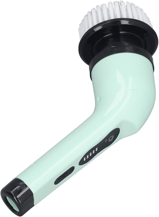 Electric Scrubber, Handheld Cleaning Brush with 9 Multifunctional Brush Heads, Cordless Design for Kitchens, Bathrooms and Cars, PP, Strong Motor