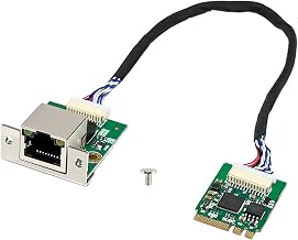 M.2 A+E Key to 2.5G Ethernet Adapter - NIC with Intel I226V, 100/1000/2500 Mbps RJ45 Stable Connection Cable Length 20cm, Compatible with OpenWRT | Windows | Linux | Server | PC | SBC (A+E with Screw) - Image 1