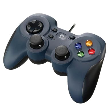 Logitech G F310 Wired Gamepad Controller Console - Blue/Black