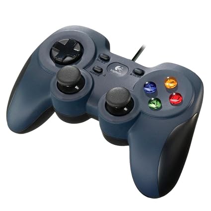 Logitech G F310 Wired Gamepad Controller Console - Blue/Black