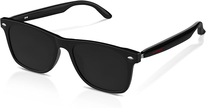 Smart Glasses, Bluetooth Sunglasses, New Upgraded Smart Glasses for Men/Women, Open Ear Speaker, Voice Assistant Compatible, Hands-Free Calls