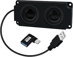 Mini USB Powered Speaker 3W Portable Speaker, Self Adhesive or Drilling Mini Computer Speakers for Desktop PC, Laptop - Image 1
