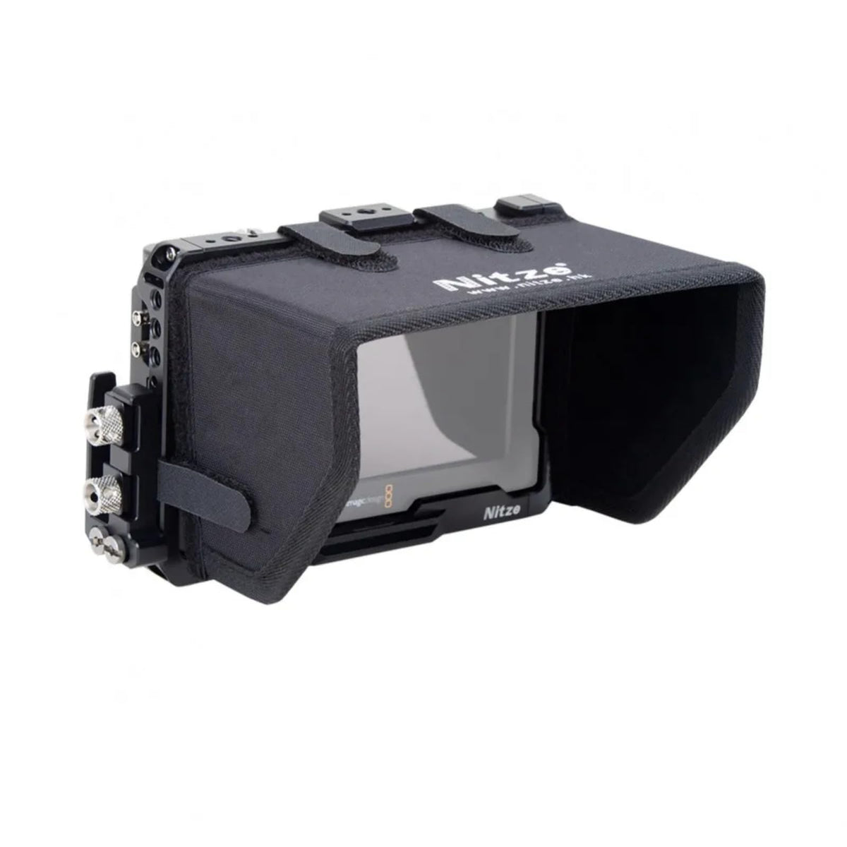 Monitor Cage Nitze Cage Kit Compatible with Blackmagic Video Assist 5" 12G / Blackmagic Video Assist 5" 3G Monitor