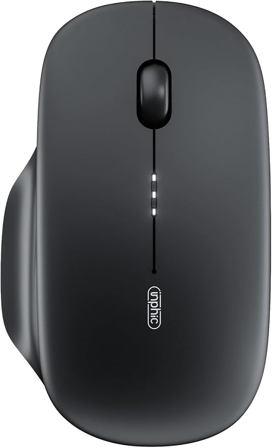INPHIC Wireless Mouse for Laptop, 2.4G Rechargeable Computer Mouse 2400DPI