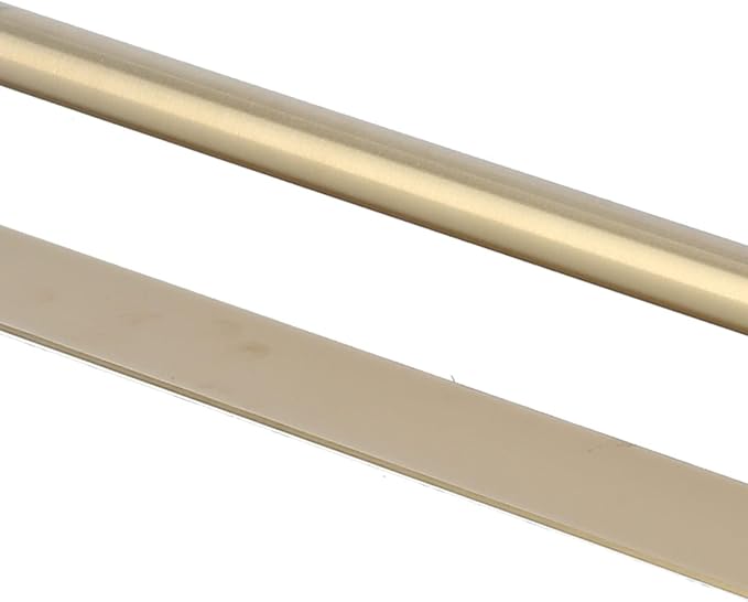 Cyrank Gold Single Bar Towel Rack, No Drill Self Adhesive Towel Holder, Stainless Steel, 40cm