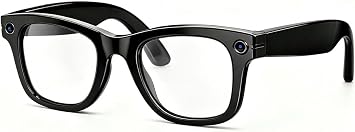Uigsas Camera Glasses AI Smart Glasses with Camera,Video Recording Bluetooth Glasses for Men Women 4K HD Outdoor AI Video Glasses for Real Time Translation