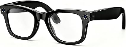 Uigsas Camera Glasses AI Smart Glasses with Camera,Video Recording Bluetooth Glasses for Men Women 4K HD Outdoor AI Video Glasses for Real Time Translation