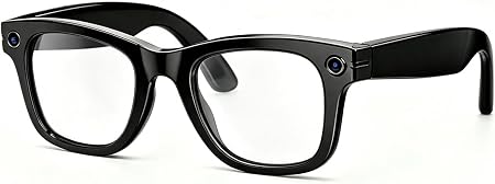 Uigsas Camera Glasses AI Smart Glasses with Camera,Video Recording Bluetooth Glasses for Men Women 4K HD Outdoor AI Video Glasses for Real Time Translation