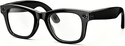 Uigsas Camera Glasses AI Smart Glasses with Camera,Video Recording Bluetooth Glasses for Men Women 4K HD Outdoor AI Video Glasses for Real Time Translation