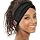 Bluetooth Headband Headphones for Women, Wireless Headband Headphones with HD Speakers, Fashion Black Head Band with Knotted/Twist Design for Yoga, Workout, Running, Sports, Fitness (Black)