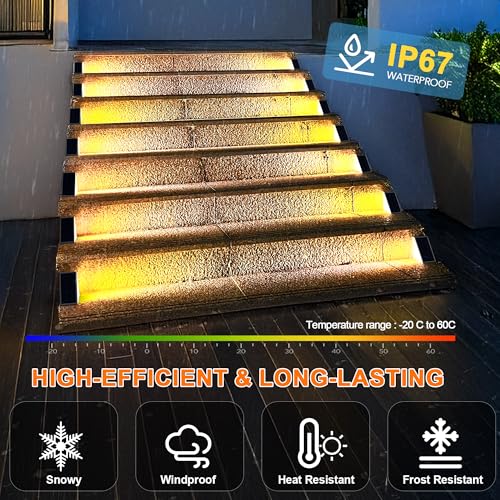 LED Solar Step Lights — Waterproof Deck Lighting - Image 4