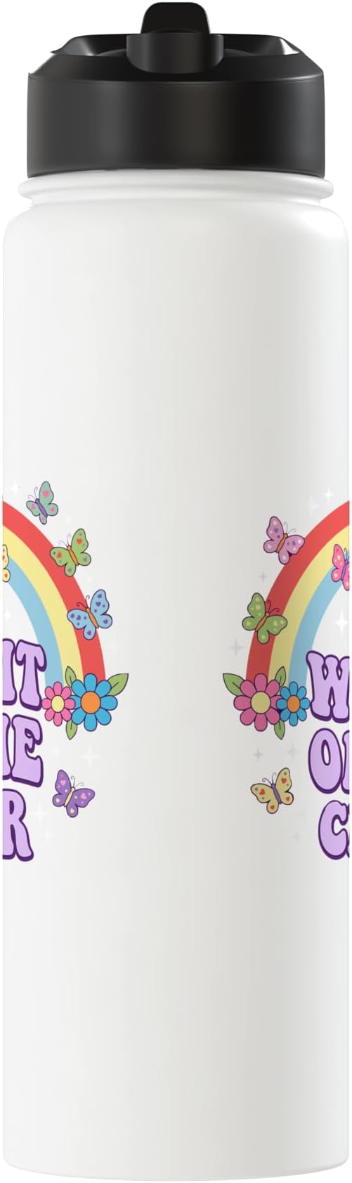 Rainbow Stainless Steel Insulated Water Bottle