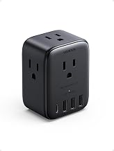 UGREEN 20W 8-Port Multi Outlet Extender Surge Protector Power Strip - Image 1