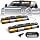 HLauto 604N Emergency Dash Strobe Lights: 2x16.8 inch Amber White Security Light w/Take Down, 48 LED Safety Flashing Warning Hazard Interior Windshield Light Bar for Truck Vehicle
