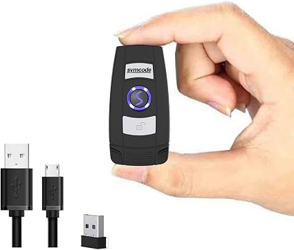 Symcode Bluetooth Barcode Scanner, 2.4G Wireless & Bluetooth & Wired