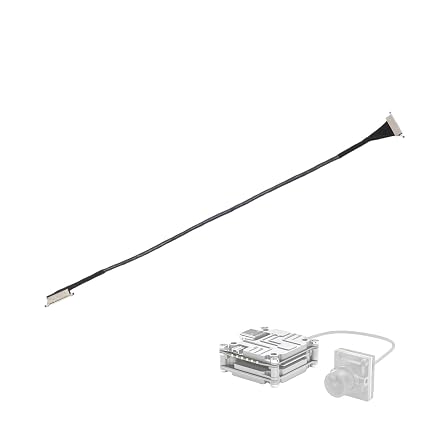 FPV Digital System Coaxial Cable 60/65/100/130/150/200/300mm Compatible with DJI O4 Air Unit PRO Lite, for RC FPV Freestyle Racing Drone DIY Parts (20cm-for O4 Lite/Pro)