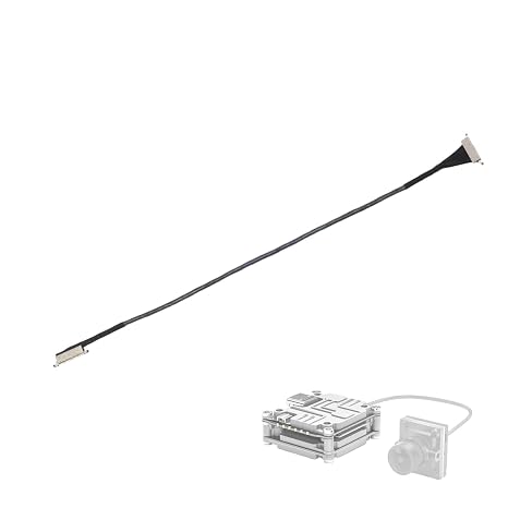 FPV Digital System Coaxial Cable 60/65/100/130/150/200/300mm Compatible with DJI O4 Air Unit PRO Lite, for RC FPV Freestyle Racing Drone DIY Parts (20cm-for O4 Lite/Pro)