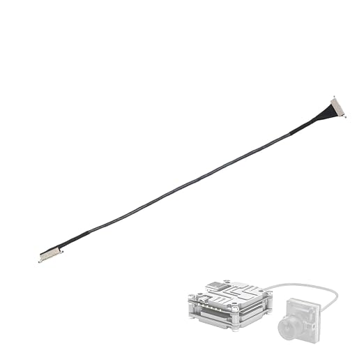 FPV Digital System Coaxial Cable 60/65/100/130/150/200/300mm Compatible with DJI O4 Air Unit PRO Lite, for RC FPV Freestyle Racing Drone DIY Parts (20cm-for O4 Lite/Pro)