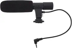 TEHAUX Camera Microphone for DSLR Camera Digital Voice Tube High Sensitivity Recording Mic for Interviews Vlogging and Photography Compatible with Phones and Cameras