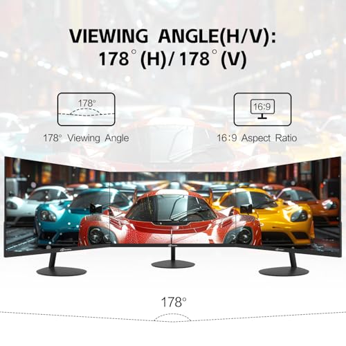 ArcticPro 24 Inch Gaming Monitor 144Hz, FHD 1080p Computer Monitor, IPS