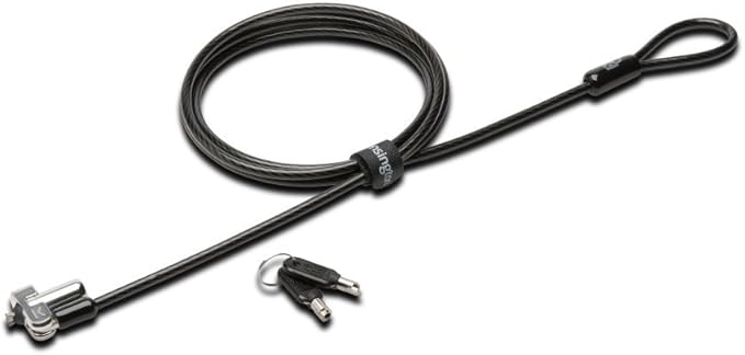 Kensington N17 Dell Laptop Lock - Keyed (K64440WW), Black and Silver, 1.1"x0.4"x0.4"