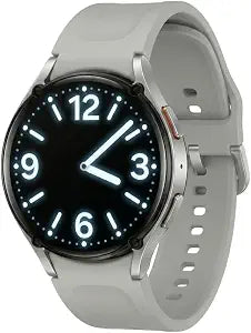Samsung Galaxy Watch 7 (44mm) AI Smartwatch w/ 1.5" AMOLED, Wear OS 5, Wi-Fi, Bluetooth, Heart Rate, Sleep Apnea & GPS Fitness Tracker, International Model L310 (w/Fast Charger, Silver)