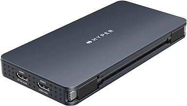 HyperDrive Next 10 Port Business Class USB C Docking Station for PC/Mac/Chromebook, Pro-Grade 2X File Transfer w/ 10Gbps, 3X Fast Photo/Video Transfer w/SD 4.0, Charges w/ 100W PD Power - Image 1