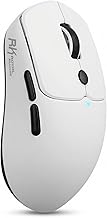 RK ROYAL KLUDGE MO1 Wireless Mouse, 55g Ultra-Lightweight Computer Mice, 6 Programmable Buttons, 2.4GHz/Bluetooth/Wired, 6000 DPI Optical Sensor, White - Image 1