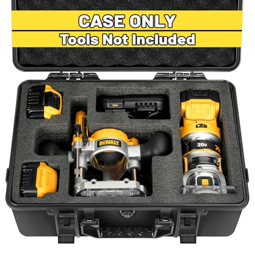 Hard Case for Dewalt Router - Tool Bag for Cordless Woodworking Router Tool
