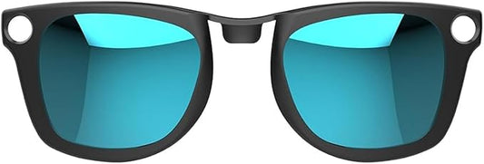 Polarized Clip for Ray-Ban Meta Wayfarer & Gen 2 (RW4006/RW4012, M Size, 50-22), Discoloration Clip for Meta Wayfarer Gen 2 UV Protection, Smart Glasses Color Changing Clip Set (Ice Blue)