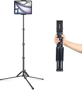 elitehood 65in Portable & Lightweight Aluminum iPad Tripod Stand for Music