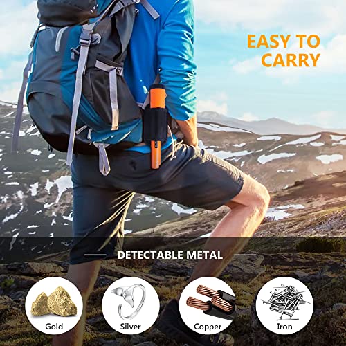 Metal Detector Pinpointer - Fully Waterproof Handheld Pin Pointer Wand, High Accuracy Professional Search Treasure Pinpointing Finder Probe
