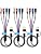 6 in 1 Multi Charging Cable (3Pack 6FT) USB A/C Universal Charger Cable - Image 7