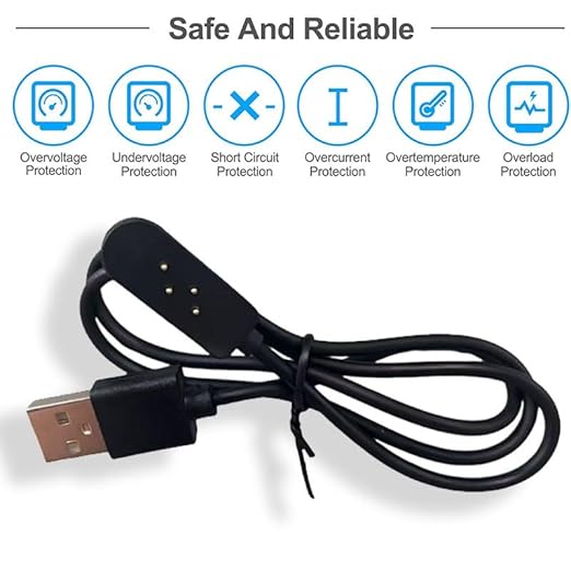 Magnetic Charging Cable for Open Ear Bone Conduction Headphones 4-Pin Charger