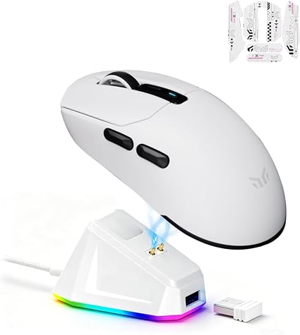 Tyrfing V1 Tri-Mode Wireless Gaming Mouse White