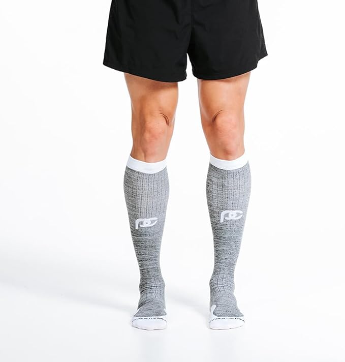 PRO Compression Running Marathon Socks - Calf-Length Travel and Sports Compression Socks for Foot and Ankle Support, Unisex