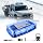 Wireless Led Strobe Lights Remote Control Rechargeable Battery, 17 Flashing Mode, 2 Brightness Mode, 48-Led, Beacon Roof Top Flash Emergency Flashing Warning Light for Vehicles Trucks, 1PC Pack, Blue