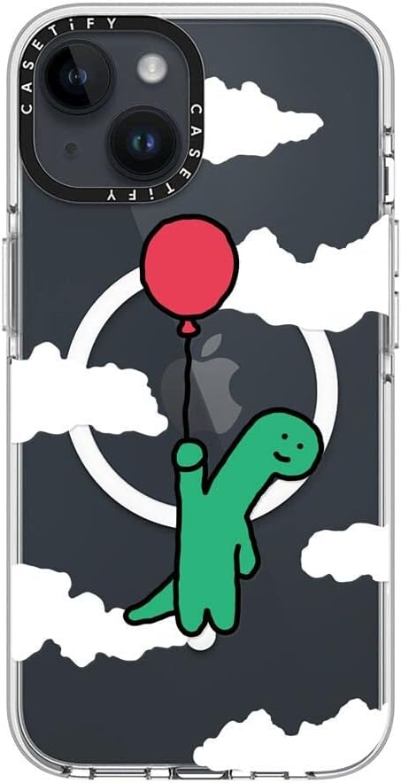 CASETiFY Clear iPhone 14 Case [Not Yellowing / 6.6 ft. 3X Military Grade Drop Protection/Magsafe] - I'm Leaving This Planet - Clear