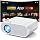 HOMPOW 4K Projector with WiFi and Bluetooth, 1500 ANSI Google TV Projector