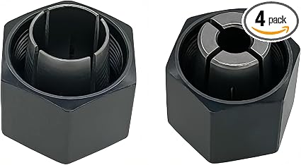 (2 Pack) 1/4" and 1/2" Router Collet Kit For Dewalt 326286-04 326286-03