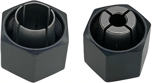 (2 Pack) 1/4" and 1/2" Router Collet Kit For Dewalt 326286-04 326286-03