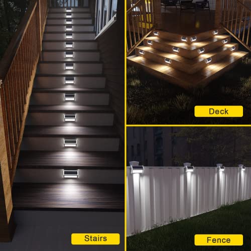 Solar Deck Lights 6-Pack — Cool White Steps Lighting - Image 3