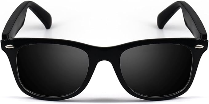 Smart Glasses for Men Women, Open Ear, UV Protection, Polarized Bluetooth Sunglasses with Mic Speakers, Touch & Voice Assistant Compatible - Up to 6 Hrs Battery, Smart Sunglasses for outdoor sports