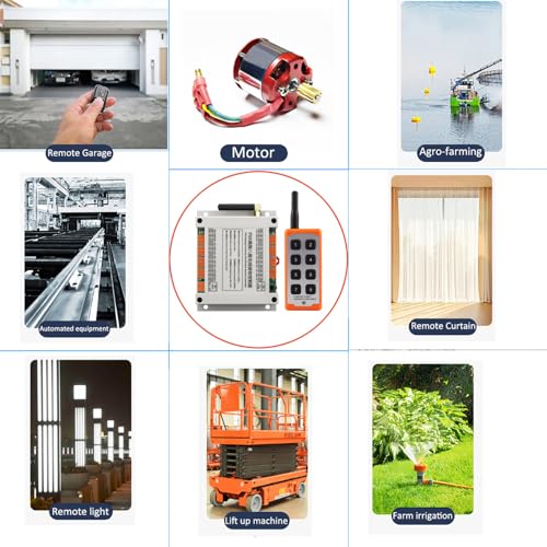 8CH Wireless Remote Control Switch, DC 12V-36V Quick Wire Connector