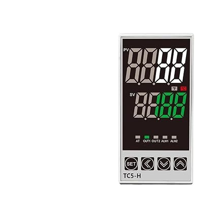 PID Temperature Controller Timer Thermometer Relay K-Type 400℃ AC100~220V Integration Control Instrument Buzzer Alarm(TC5-S)