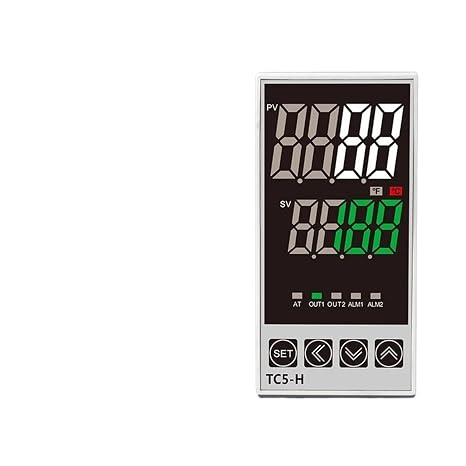 PID Temperature Controller Timer Thermometer Relay K-Type 400℃ AC100~220V Integration Control Instrument Buzzer Alarm(TC5-S)