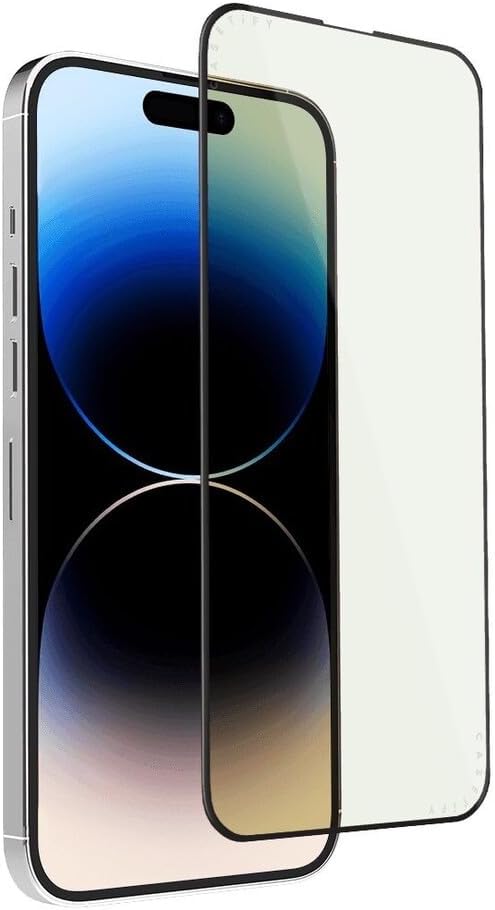 CASETiFY Impact Anti-Blue Light Screen Protector [Tempered Glass] for iPhone 14 Pro Max