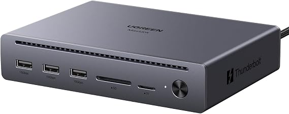 UGREEN Maxidok Thunderbolt 5 Docking Station, Triple 4K@144Hz, 3xTBT5 Port