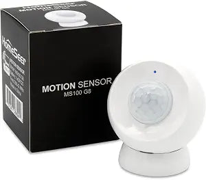 HomeSeer Smart Motion Sensor (MS100 G8), 800 Series Mesh & Long Range Z-Wave Technology, Compatible with HomeSeer, Home Assistant, Hubitat (1-Pack)