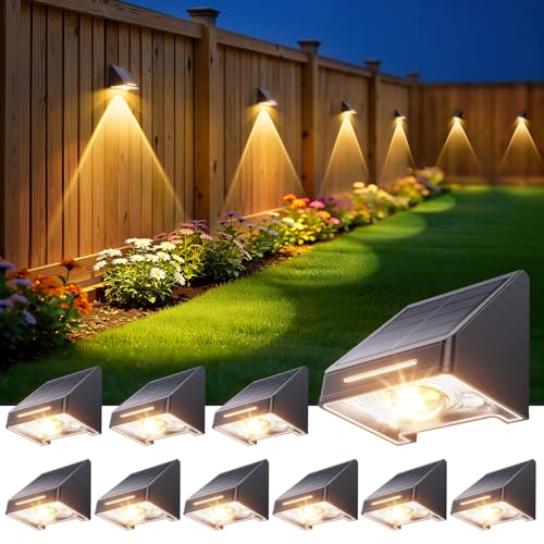 Solar Fence Lights 10-Pack — 9 Colors & 10 Modes - Image 2